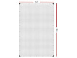 Instahut Tarp Tarpaulin 5x10m Canvas Heavy Duty Camping Cover Clear TARP-CLEAR-5X10