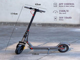Electric Scooter, 350W Motor, 8.5 inch Tyres, Front Suspension, Smart App, Foldable, 25kph V196-ES150