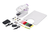 Mini Sewing Machine for Beginner Electric Portable Sewing Quilting Machine Kit Sewing Threads V1294-YM0901-3113240184511