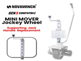 Mini Mover Supporting Jack Handle Replacement for Gen 3 Caravan Jockey Wheel NT0405X-SS