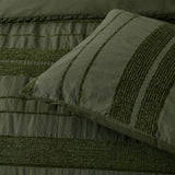 Bianca Avery Forest Chenille Striped Quilt Cover Set King V442-BCA-QUILTCS-AVERY-FOREST-KI