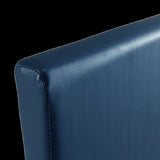 Single PU Leather Bed Frame Blue V63-761185