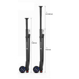 Bicycle Shock Pump High Pressure Hand Pump for Front Fork & Rear Shocks Aluminum Alloy Portable V1366-AZ2-W-11829
