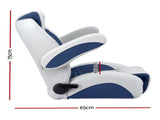 Seamanship Reclining Captain Boat Seat 90&deg-155&deg Recline, 19cm Thick Cushion BS-B-ARMREST-BL