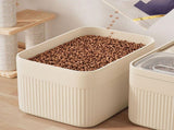 Airtight Pet Food Storage Container for Dog & Cat Food - Up to 30lbs Large Capacity Dry Food Bin V1366-AZ2-W-16441