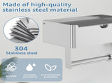 Toilet roll holder 304 stainless steel wet wipe box, mobile phone storage rack, toilet drawer V1366-AZ2-W-06637