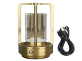 Cordless Table Lamp 3 Colors Stepless Dimming LED Table Lamp Rechargeable Touch Lamp Bedside V1294-YM0521-3119230065811