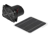 Solar Powered Exhaust Fan Monocrystalline 50W 12V 6.5 Inch Solar Panel Fan Kit with Protective Net V1294-YM0901-3111240177211