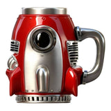 Insulated Tumbler Travel Mug Drinkware 3D Retro Rocket Engine Stainless Coffee Mug 1 Pack Kitchen V1366-AZ2-W-21223