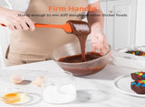 600F Heat Resistant Silicone Spatulas Kitchen Cooking Mixing Utensils and V1258-DP02-C-366