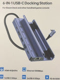 BENFEI 000492GY 6 in 1 Docking 1xHDMI 4K, 2xUSB-A 3.0, 1xUSB-C 3.0, 1xUSB-C PD, 1xRJ45 V28-ELEBEN000492GY