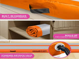 Powertrain Airtrack 20cm Thick 3m x 1m Inflatable Gymnastics Tumbling Mat Air Track - Orange IFM-HL-301-ORG