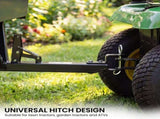 Kartrite 816kg Heavy-Duty Steel Dump Cart with Quick-Release Dumping Handle TLY-SPR-180-BK