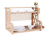 Multifunctional Kitchen Storage Rack Seasoning Bottle Storage Shelf Spice Rack HolderCoffee V1294-YM0901-3118210077411