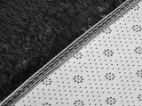 200x140cm Floor Rugs Large Shaggy Rug Area Carpet Bedroom Living Room Mat - Black V63-832171