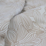 Ardor Avena Almond Textured Floral Jacquard Quilt Cover Set King V442-INT-QUILTCS-AVENAJACQUARD-ALMOND-KI
