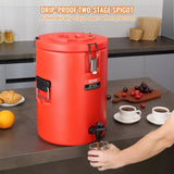 Stainless Steel Insulated Beverage, 17.2 Liter, Thermal Hot and Cold Drink Server V952-YLHLQQYX5JL0EEU4SV0