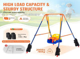 Swing Sets for Backyard, 3-in-1 Toddler Swing Set with 4 Sandbags, Foldable Metal Stand, Easy to V952-AXQQTZSL1RW07PILCV0
