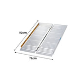 Kartrite 3ft Aluminium Foldable Wheelchair Ramp R01 RAM-WCR-R01-3FT