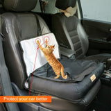 Small Waterproof Dog Car Seat Bed with Safety Belt V767-9LPET01-S-GJ-B