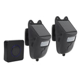 Wireless Driveway Doorbell Solar Powered Infrared Doorbell Home Security Motion Sensor Alarm with 1 V1294-YM0901-3114230088411