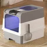 Automatic UV Sterilizing Cat Litter Box -Enclosed Design, Odor Control, and UV Germicidal Technology V888-ELOSUNG10169