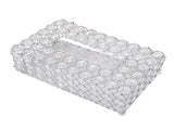 Crystal Tissue Box Paper Rack Office Table Accessories Tissue Case Holder Wedding Decoration V1294-YM0901-3115200124811
