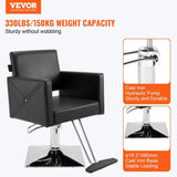 VEVOR Salon Chair, Barber Chair for Hair Stylist, Styling Chair with Heavy Duty Hydraulic Pump, V952-SLYZ253143YCZWTDAV0