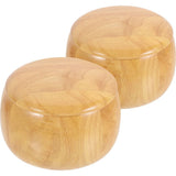2pcs Wooden Go Game Stone Storage Bowls Chess Pieces Holder Container for Board Game Accessories V1366-AZ2-W-13225