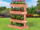 Fin Xxl Super Durable Elevated Planter Freestanding Rotatable Planter Box Garden Bed V767-HJ-ZM118-G1