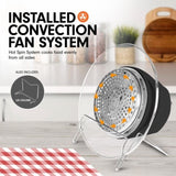 Pronti 17L Family Turbo Convection Oven Broiler Cooker - A18 Black OVN-17L-A18-BK