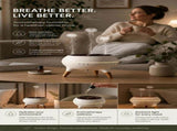 Dreamy Jellyfish Oil Diffuser, Music Linked Color Shift, Ultra Quiet For Nighttime Rest V1221-XM-LB1731-GM60
