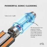 Sonic Electric Toothbrush White - Waterproof USB Charging 5 Modes 2 Heads Case V238-SUPDZ-32954516930640