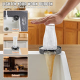 VEVOR Glass Rinser 10-Hole 360 Rotating Stainless Steel Washer ABS Cup Holder V952-TMAZSXBQ304BO2L89V0