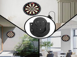 Dartboard Mounting Bracket,Dartboard Bracket Hanging Dartboards Professional,Black Black O Shaped V1259-DP01-A-5706
