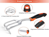 Hand Rake Garden Tool, Heavy Duty Hand Cultivators for Gardening Garden Toolss, Gardening Tool V1258-DP02-C-947