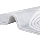 Artiss Rug 120x160cm Area Rug Washable Mat Large Carpet Faux Rabbit Fur Cyril FLR-FFUR01-120X160-WHBK