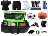 Basketball Duffel Bag with Black Neon Green Sports V1142-LP601100138035977