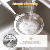 Fine-Mesh Kitchen Strainer - 2026 Upgraded Stainless Steel Sieve with Handle, Multi-Purpose Strainer V1258-DP02-F-403
