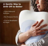Cervical Neck Pillow - Memory Foam Pillows for Ergonomic Orthopedic Pillow for Neck Pain Relief, V1107-115-31919