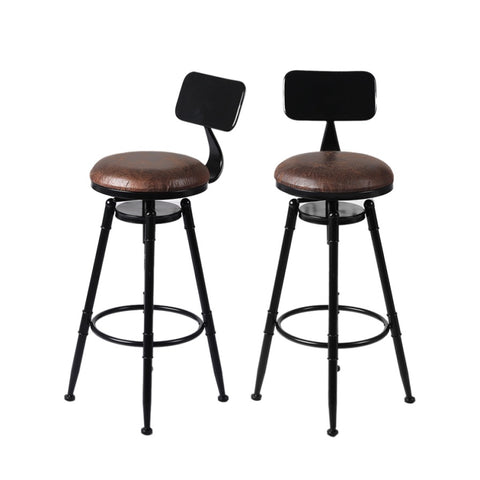 Levede 4pcs Bar Stool Kitchen Wooden BR1013-BACKX4