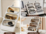 Slanted Design Coffee Capsule Holder 15.5x11.5x32CM Storage Organizer for Countertop Drawer Pantry V1258-DP02-BOL-470