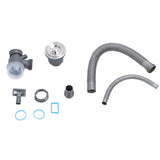 Kitchen Sink Hose Drain Kit Expandable Leakage Proof Sink Draining Pipe Kit for Single Kitchen Sink V1294-YM0901-3118240184011