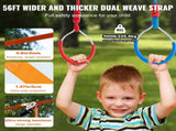 Ninja Warrior Obstacle Course for Kids, 2 x 17m Weatherproof Slacklines, 227kg Weight Capacity V952-RZX562YC11J0F2X1FV0