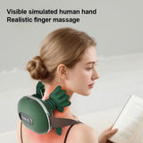 Wireless Heated Neck and Shoulder Massager with 4D Shiatsu Massage, Infrared Heat and LED Display V1189-LC-RY-00504