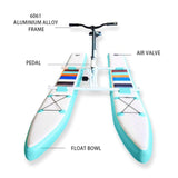 SUP Water Bike Water Bikes with Paddle Board Portable Waterbike V213-SUP-WATERBIKE-GRN