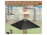 Metal Squirrel Baffle Post, Squirrel Proof Baffles Bird Feeder Poles, Outdoor Squirrel Guard V1192-AZ-W-22995