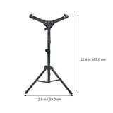 Adjustable Snare Stand with Iron & ABS Build, Black, Compatible with Practice Pads, Includes V1370-AZ4-11556