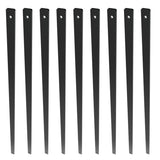 Staircase Metal Balusters, 29.5'' x 1'' Flat Aluminum Alloy Decorative Banister Spindles, 51 Pack V952-BPKLGZ51G295RCF96V0
