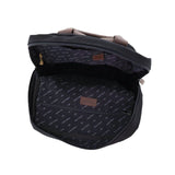 POLICE Wings Mens Canvas Backpack Bag with Laptop Computer Sleeve in Black V563-POL-34-BLK